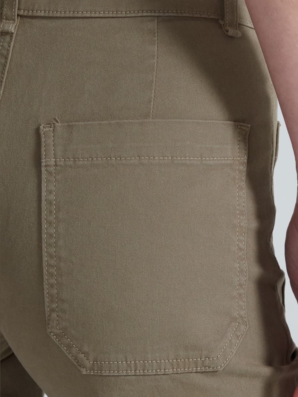 ASKK NY sailor high waisted pants in olive - Picture 5 of 10